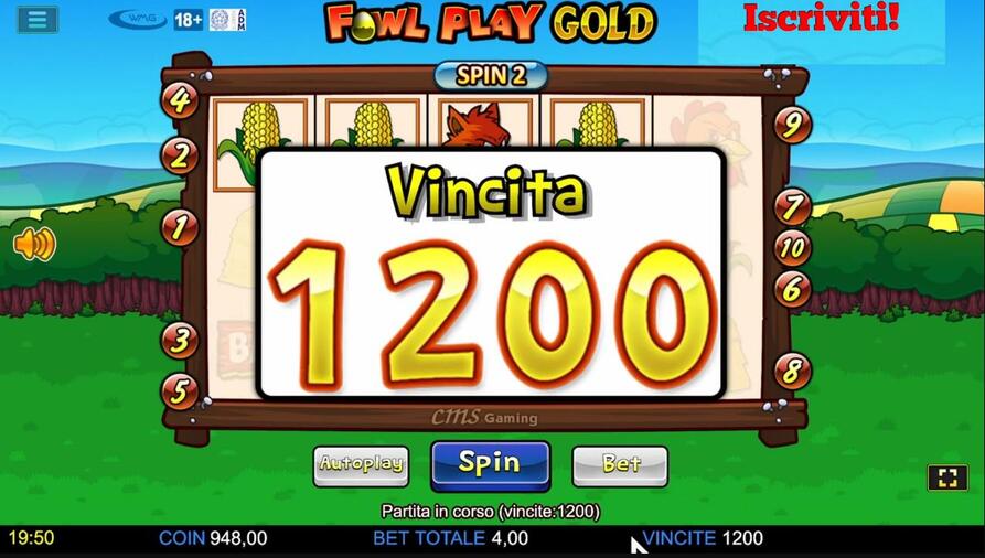 Fowl Play Gold freespins